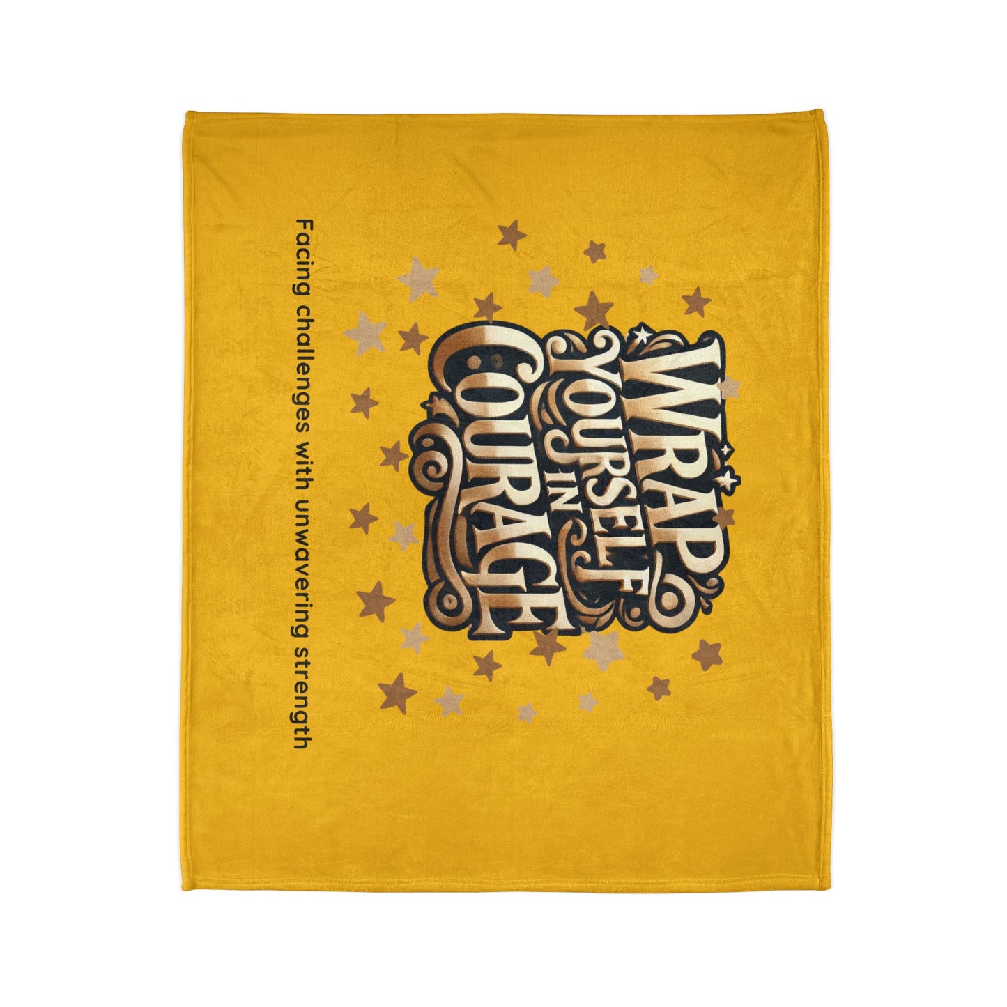 Wrap Yourself in Courage Cozy Blanket