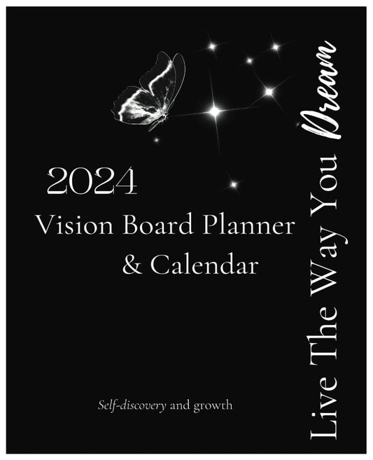 2024 Vision Board Planner and Calendar