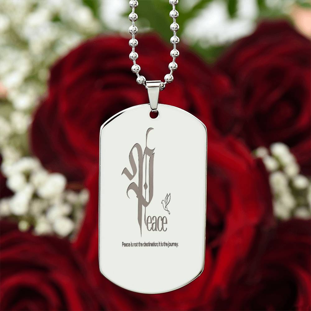 Peace Necklace- Find Peace in Your Journey