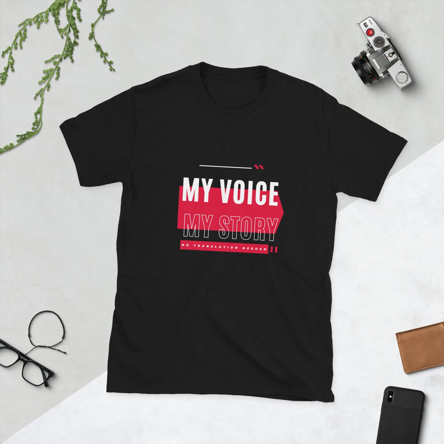 My Voice My Power. Short-Sleeve Unisex T-Shirt