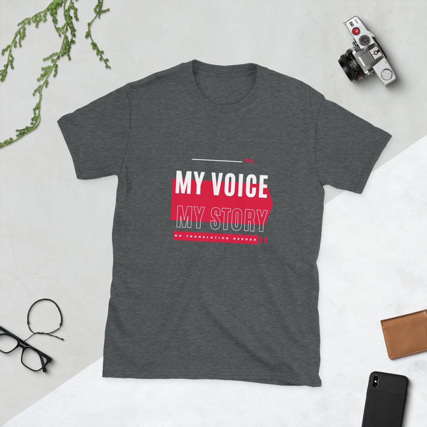 My Voice My Power. Short-Sleeve Unisex T-Shirt